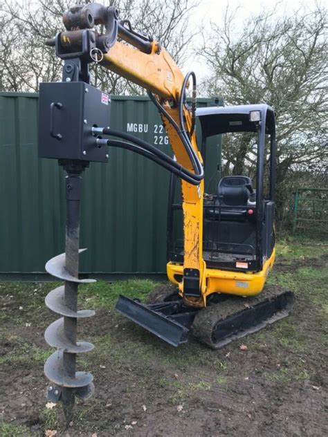 mini digger post hole borer for sale uk|post hole auger screwfix.